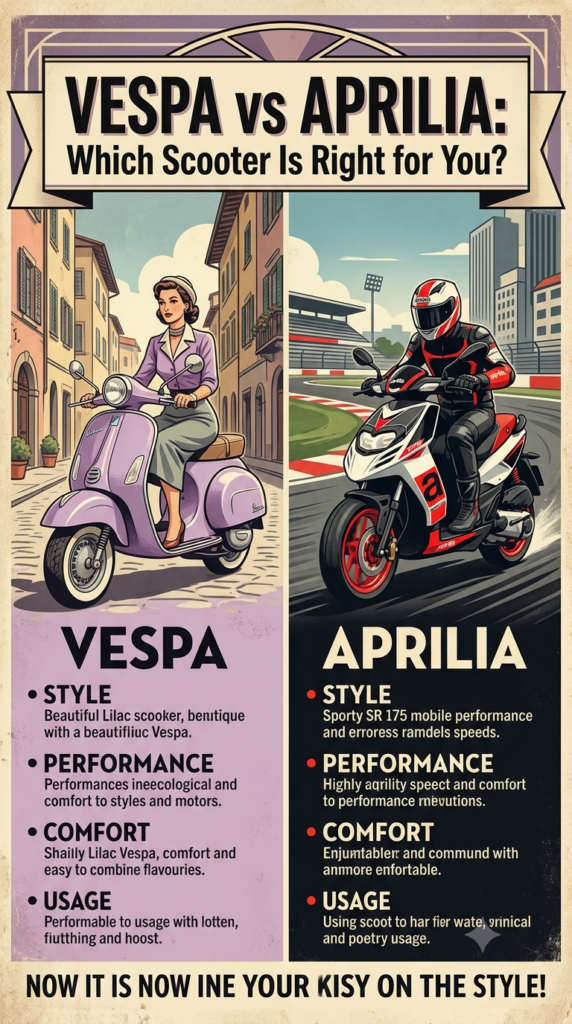 Vespa vs Aprilia: Which Scooter Is Right for You?